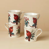 Winter Greetings Dw Mugs, Set Of 4